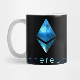 Ethereum (ETH) Logo - Etheric Blue Mug